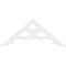 Ekena Millwork Pitch Brontes Architectural Grade PVC Gable Pediment, 60"W x 25"H x 1"P (10/12) GPP060X025X100BRO - alternate 5